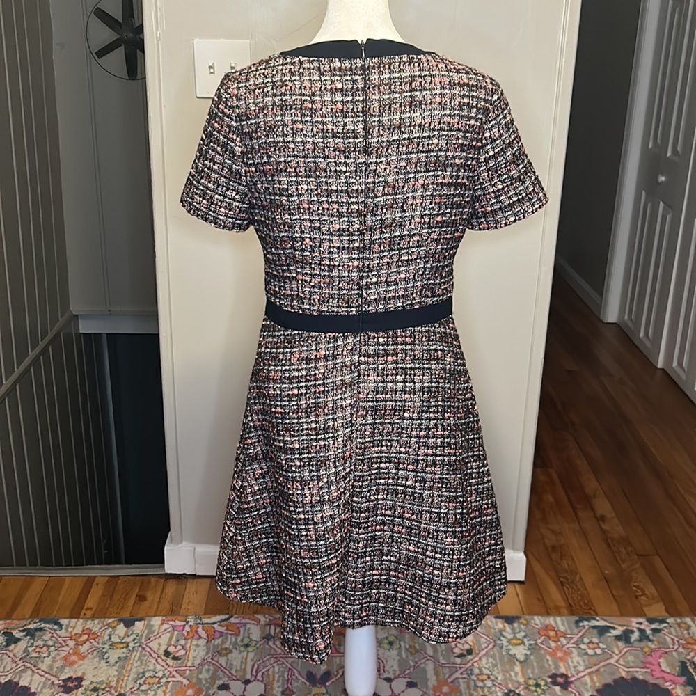 Gal Meets Glam Marley Tweed Boucle Dress Size 4 - Picture 10 of 14
